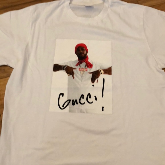 Supreme Gucci Mane White Tee Size XLarge FW16 - Picture 1 of 7